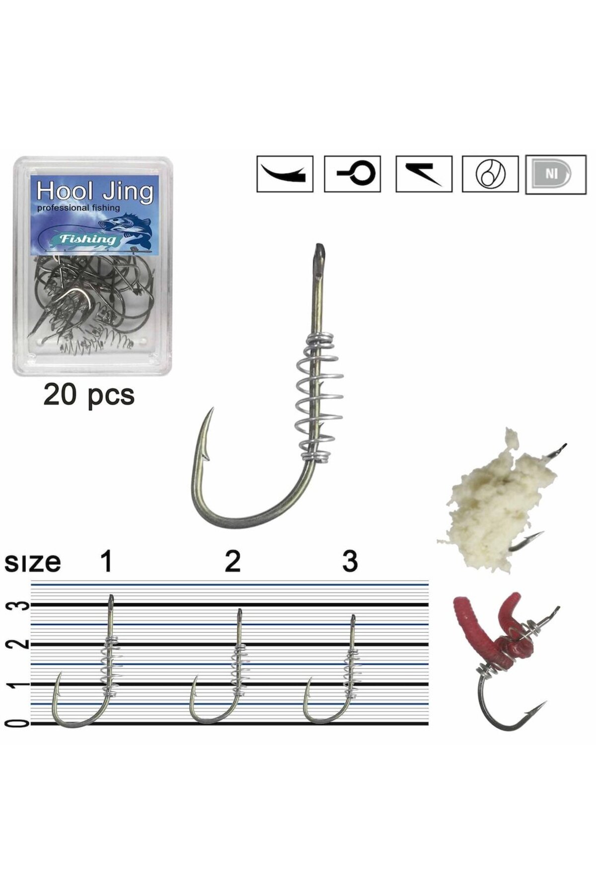 balıkzokası Hool Jing Ns Sazan İğnesi 2 Paket