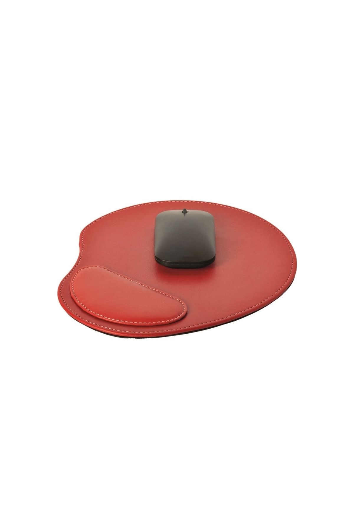Boldy-Mouse Pad with Wrist Support Non-Slip Mouse Pad Mouse Pad Red Mouse Pad Oval Mouse Pad Non-Slip 1Ad 3