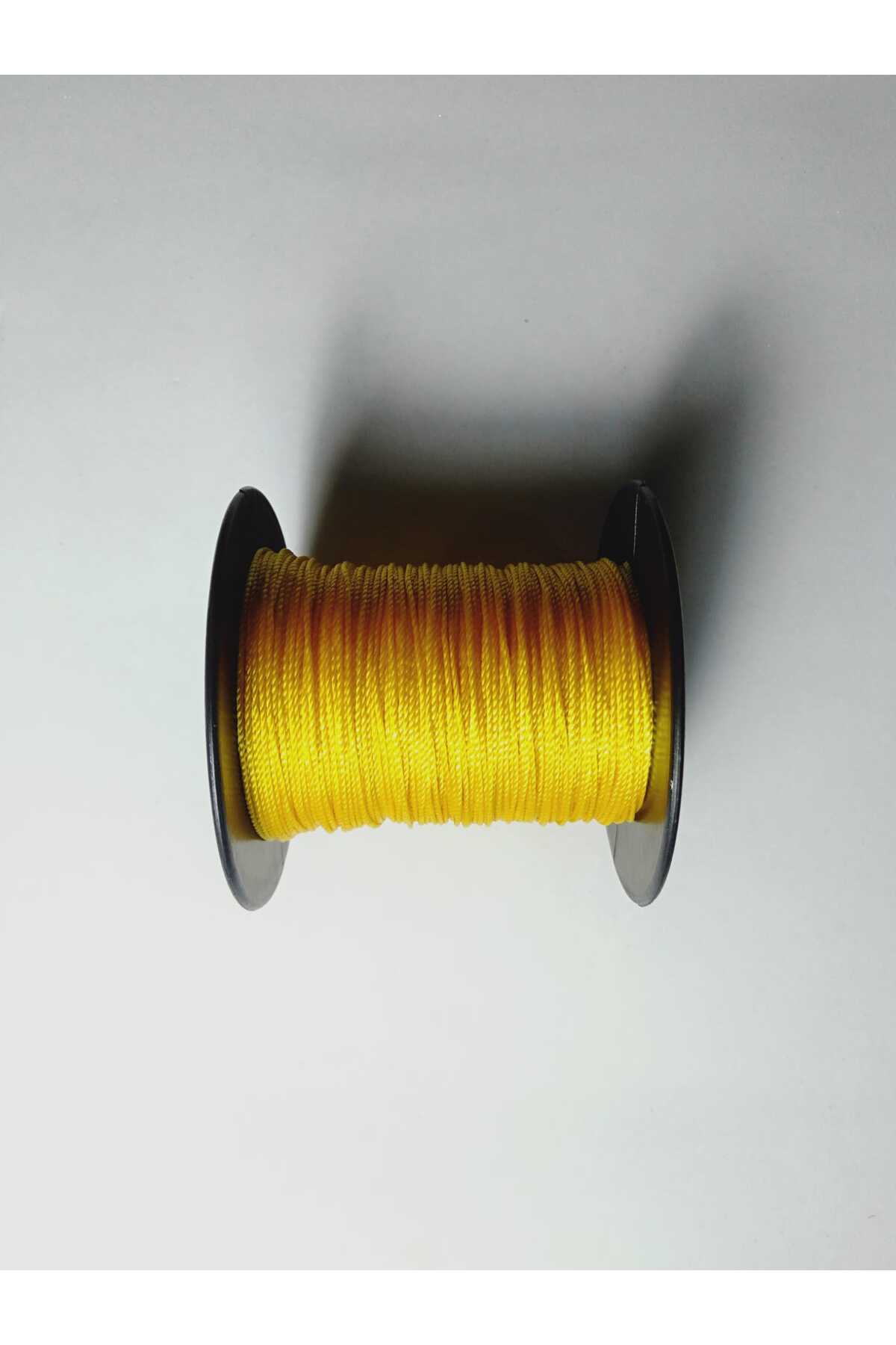 0.8 Mm 50 Metre Tesbih İpi Sarı Renk
