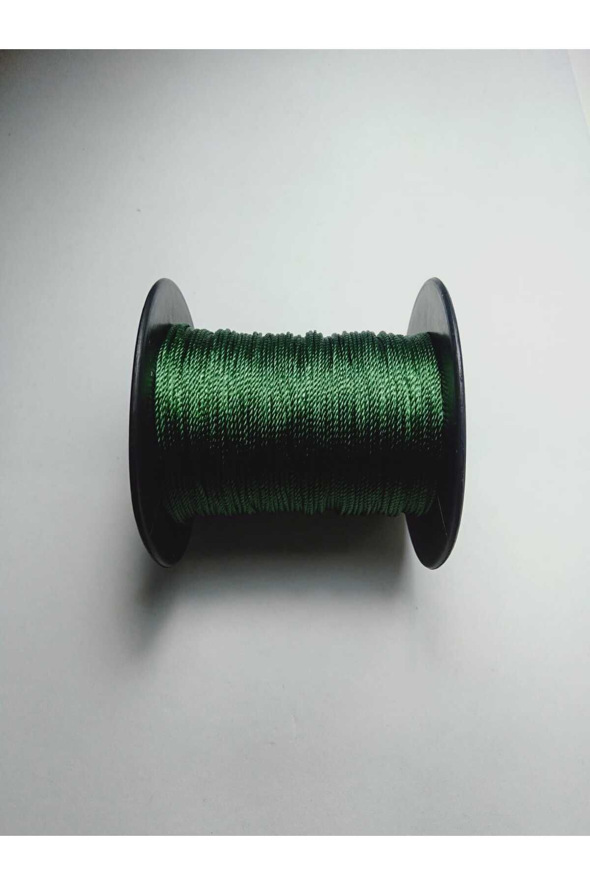 0.8 Mm 50 Metre Tesbih İpi Yeşil Renk