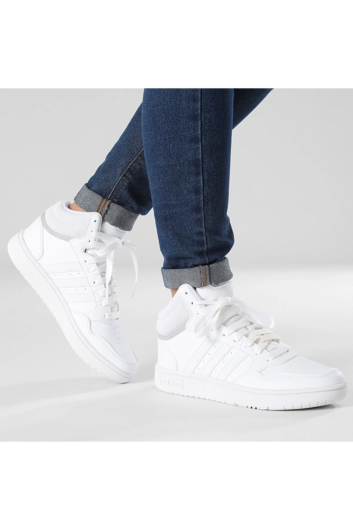 Hoops Mid 3.0 K Young Casual Shoes GW0401 White adidas