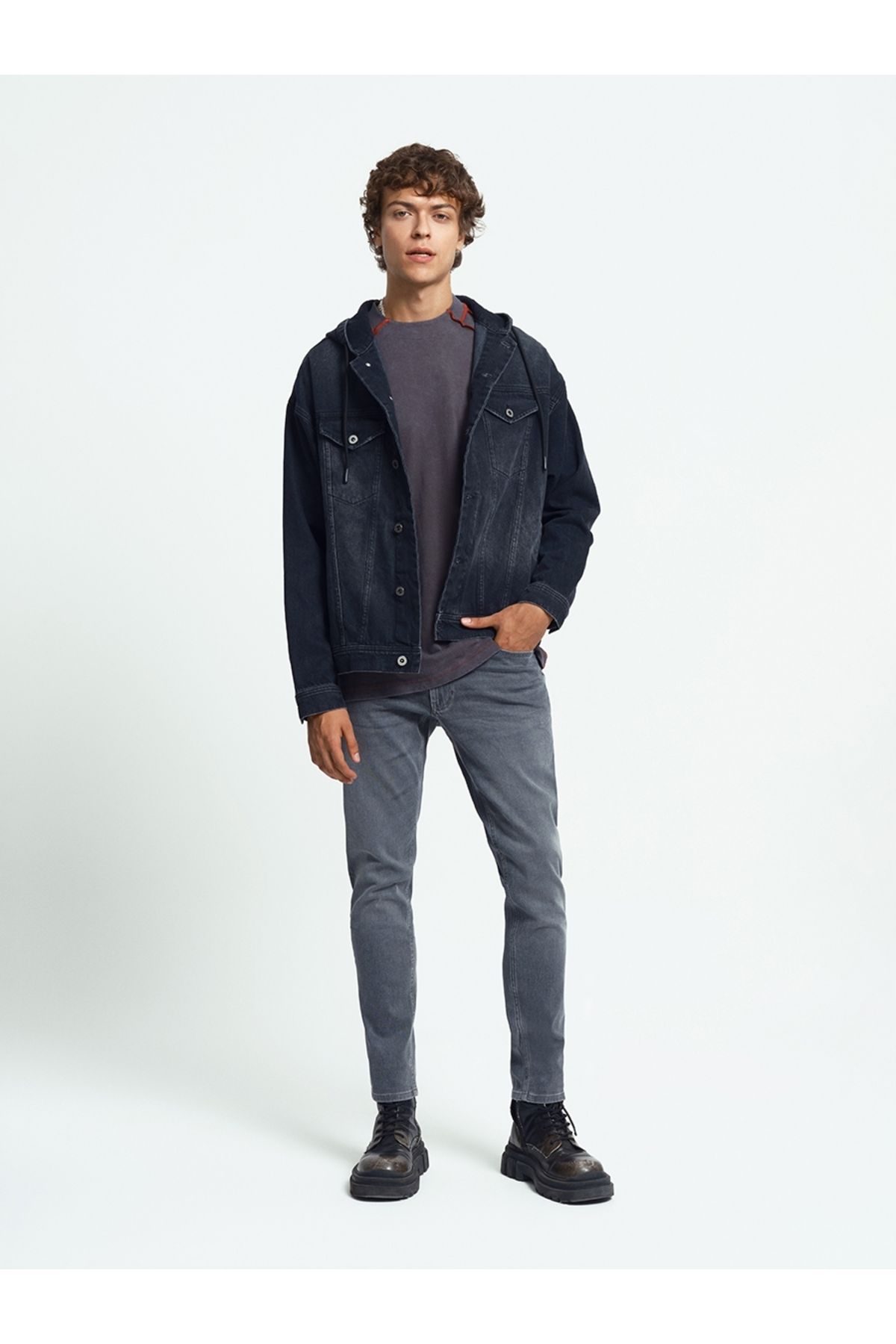 Loft-Men's Denim Jacket LF2033460 5