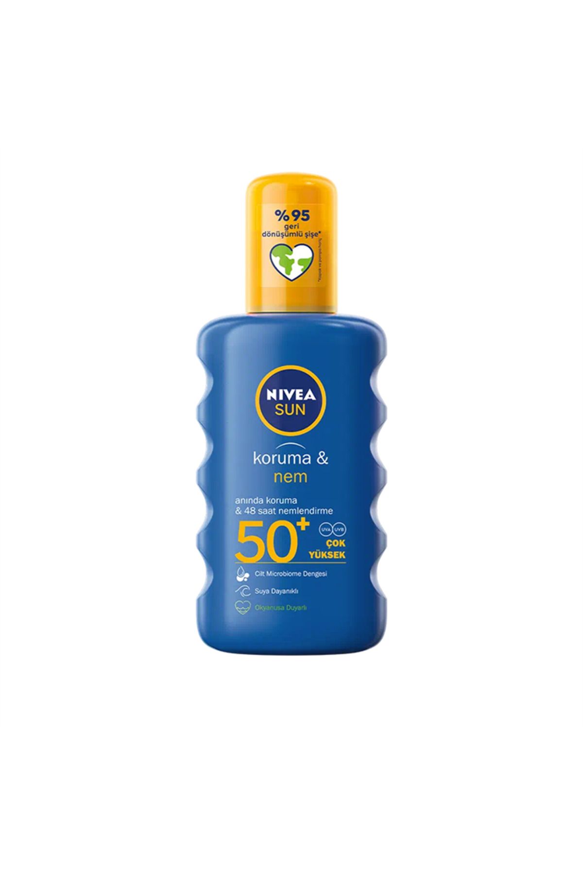 NIVEA ضد آفتاب و مرطوب کننده SPF 50 کرم ضد آفتاب 200 میلی لیتر