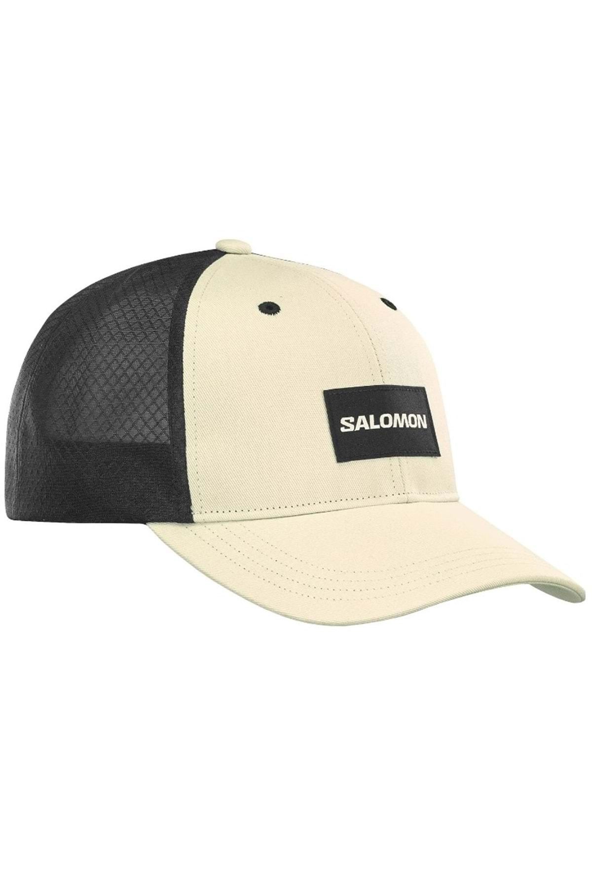 Salomon درپوش خمیده کامیون کلاه بژ unisex