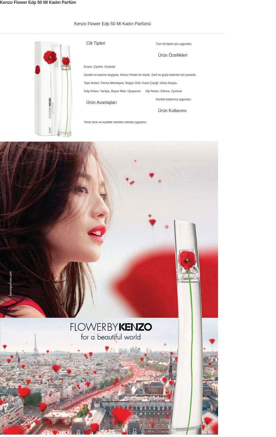 Kenzo flower hotsell 50 ml fiyatı