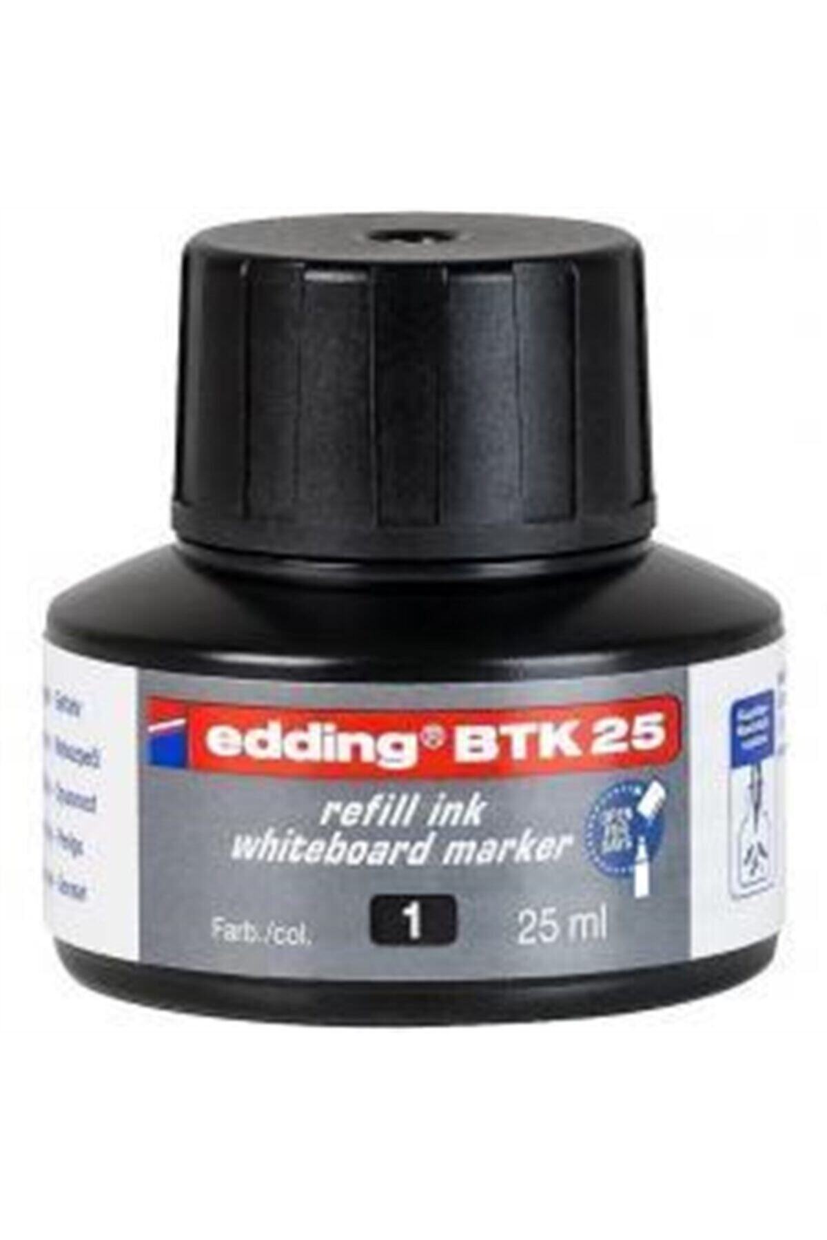 Edding Tahta Kalemi Mürekkebi Otomatik Dolum Siyah 25 Ml Btk25