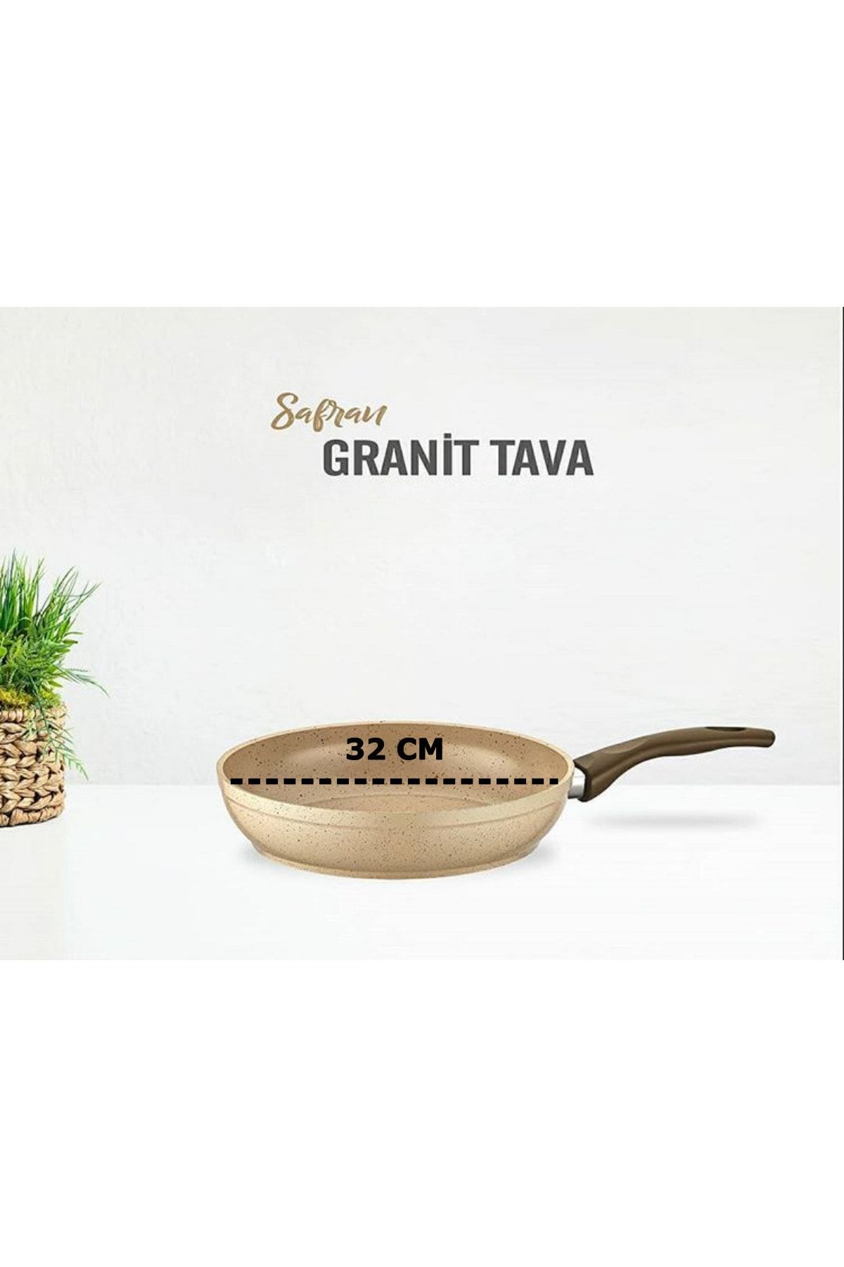 Safran Granit 32 Cm Tava