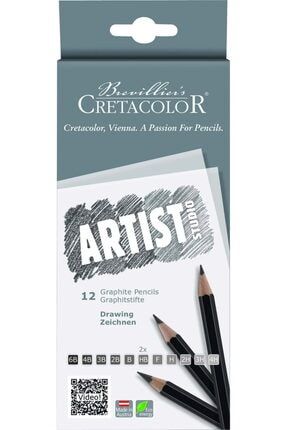 Artist Studio Graphite Pencils 12 Adet Dereceli 6980
