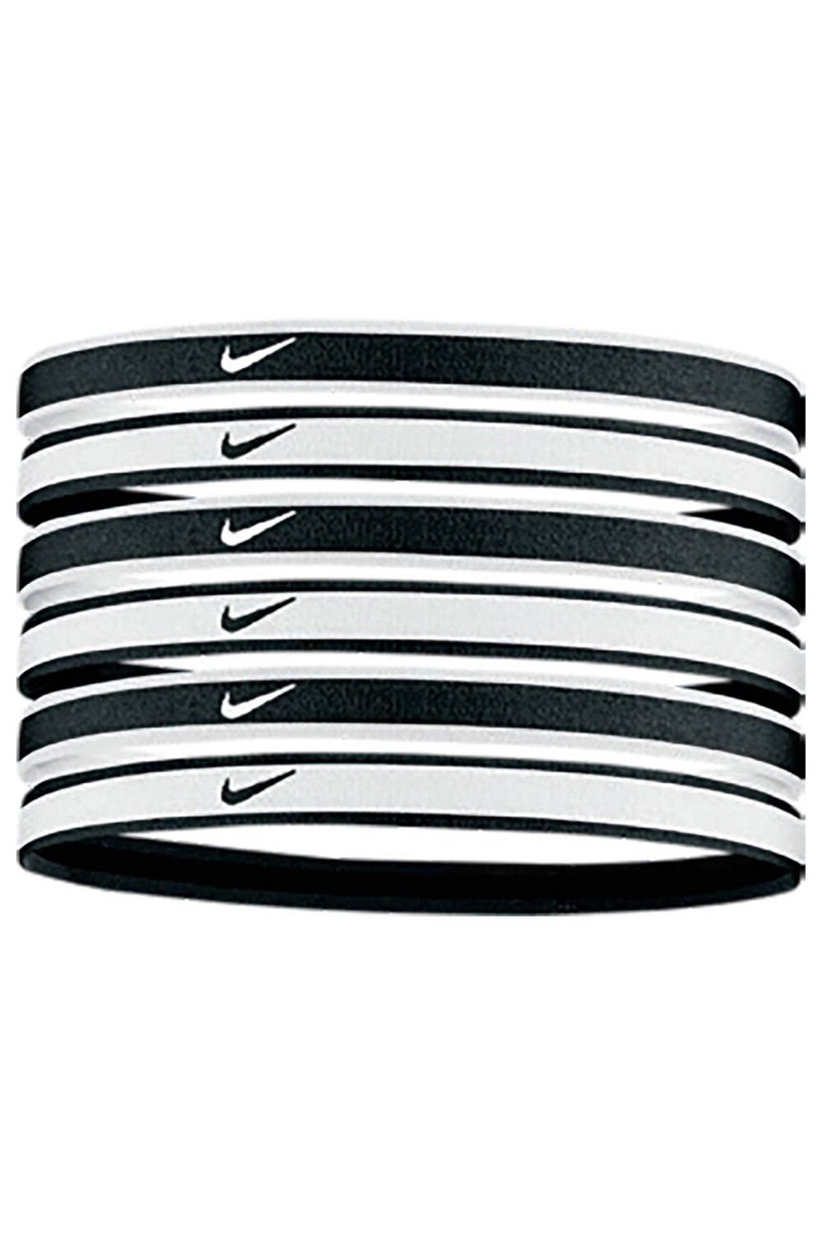 Nike Haarband Elastic Hairband Unisex Fitnessband Sportband Stirnband 6-er  Pack