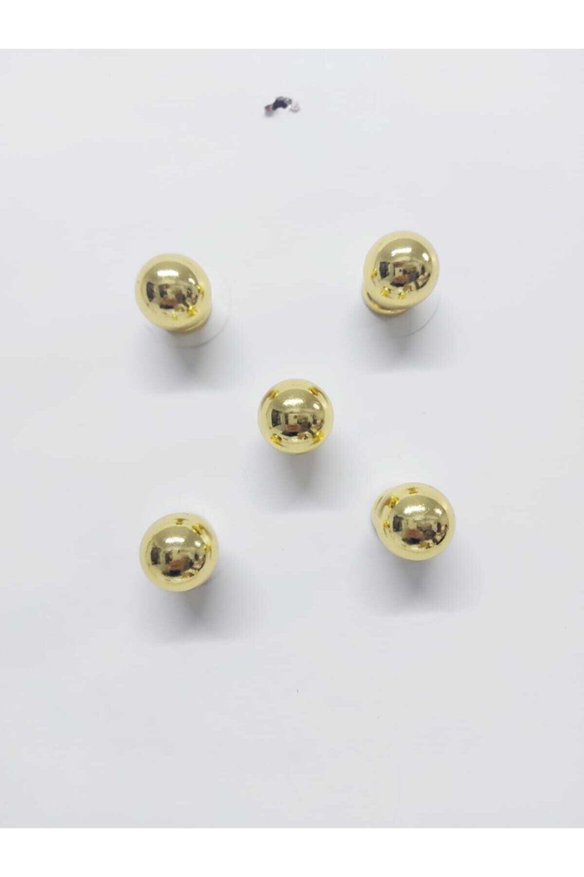Marble Yellow Button 19 Mm (10 Pieces)