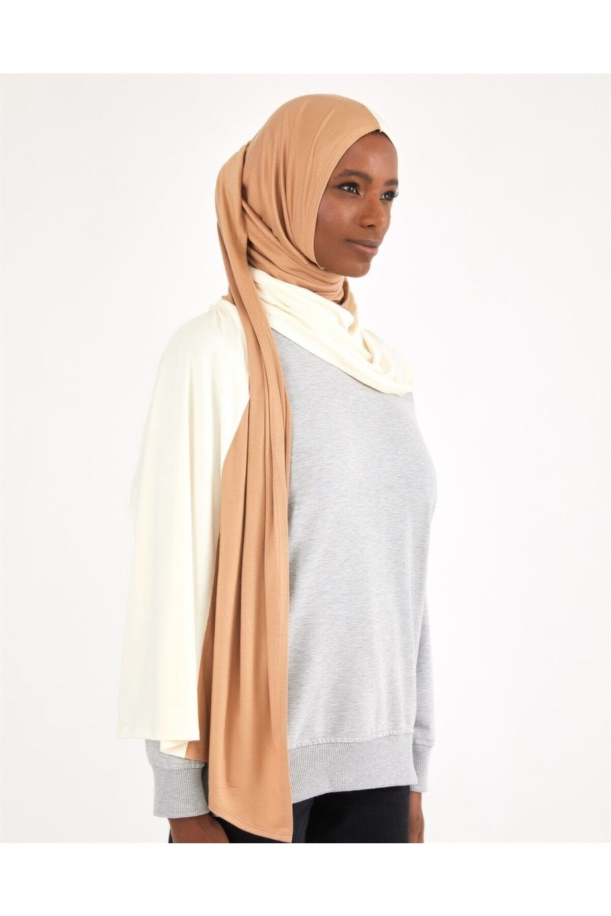 Differenza-Two Color Combed Shawl İsetru 4