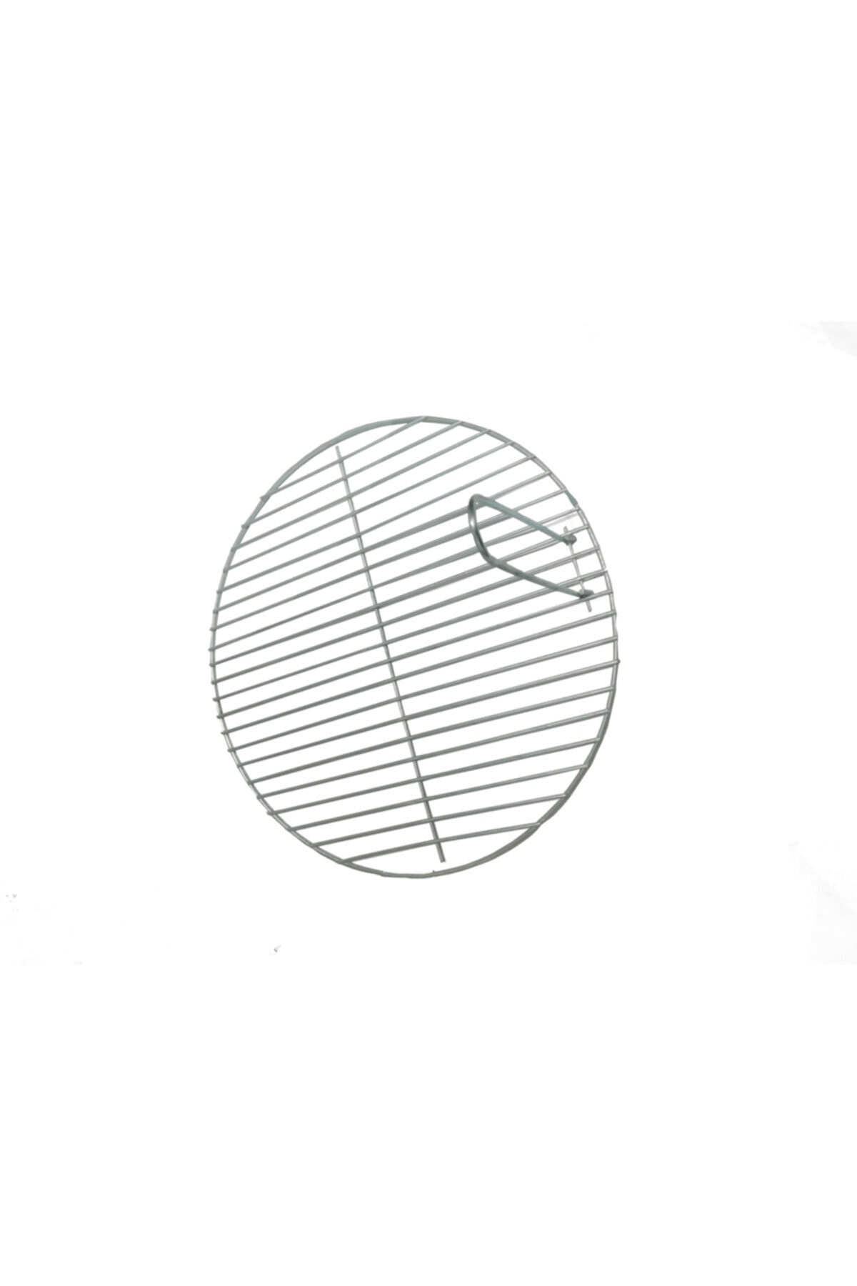 Oval Çember Yuvarlak Mangallık Izgarası Balık Teli 38x38 Cm Çapında 5 Adet 3