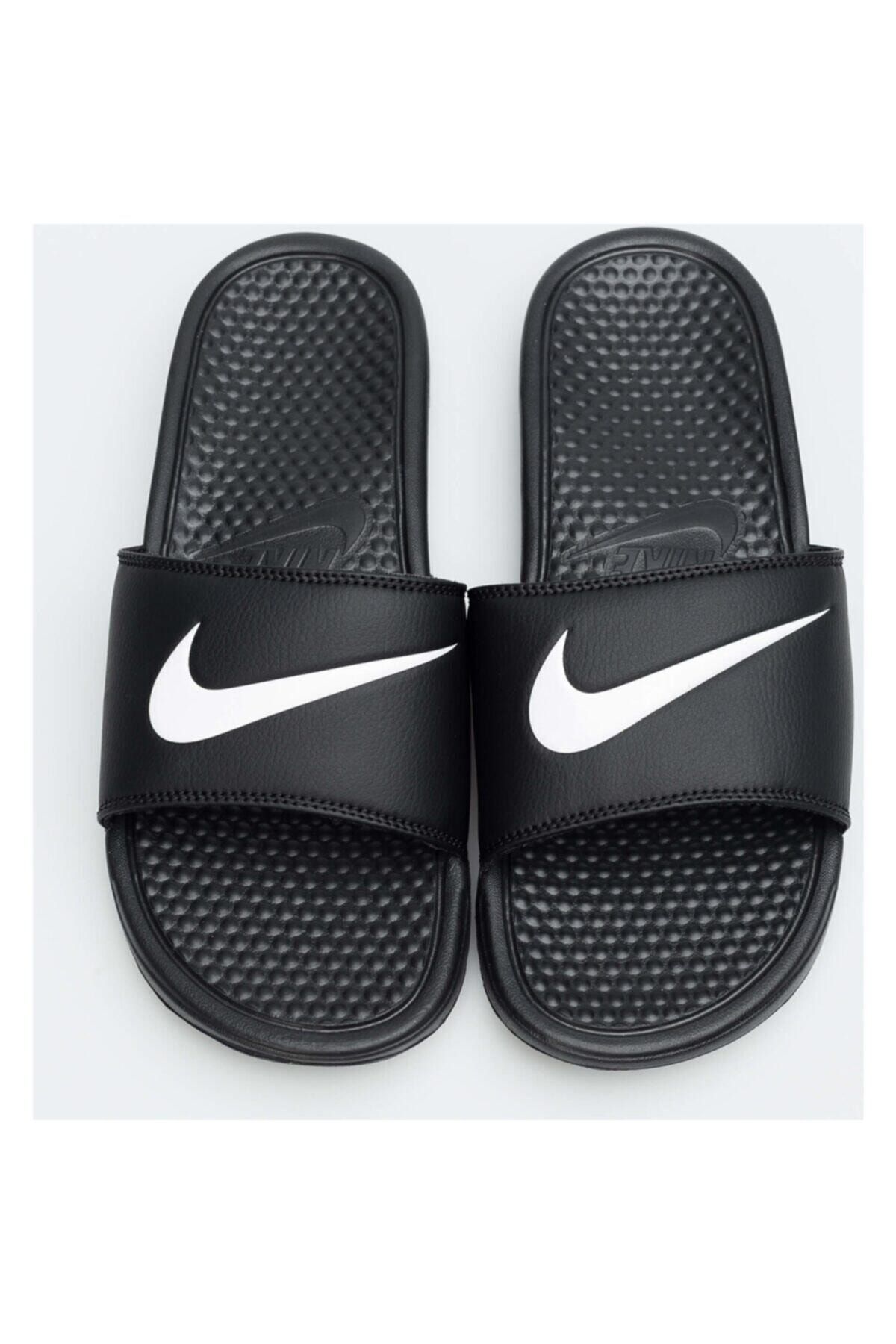 Nike Unisex Siyah Spor Terlik Wmns Benassi Swoosh 312432 010 Kad n Ayakkab