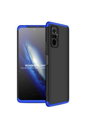 Xiaomi Redmi Note 10 Pro 360 Koruma Darbe Emici Tam Koruyucu Parmak Izi Bırakmayan Ays Kapak CEPPRİME-NT10PSXCP