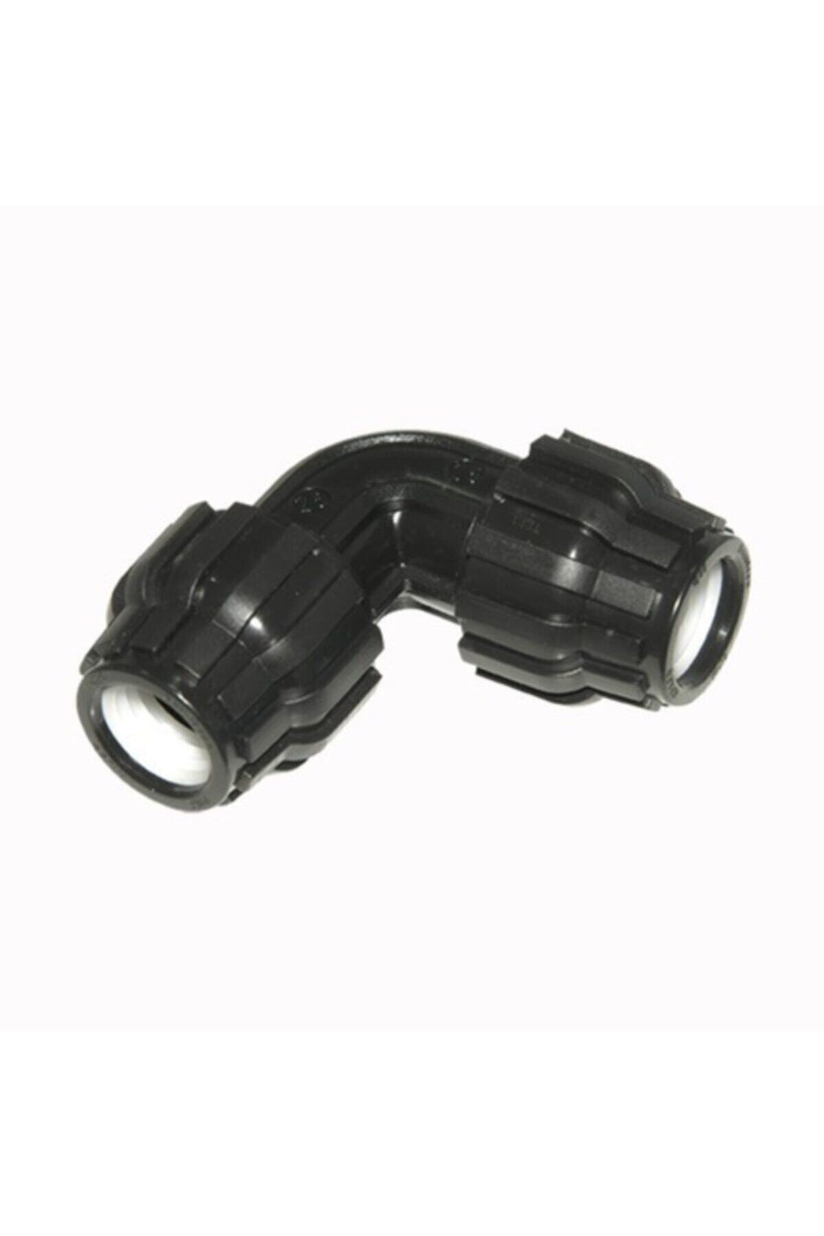 AKSUFEZ 20mm Kaplin Dirsek Siyah Seri