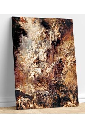 Peter Paul Rubens Asi Meleklerin Düşüşü Kanvas Tablo mdn-222