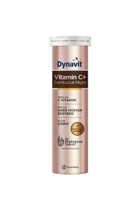 Dynavit Vitamin C+ Sambucus Nigra 20 Efervesan Tablet vealisveris-VB198