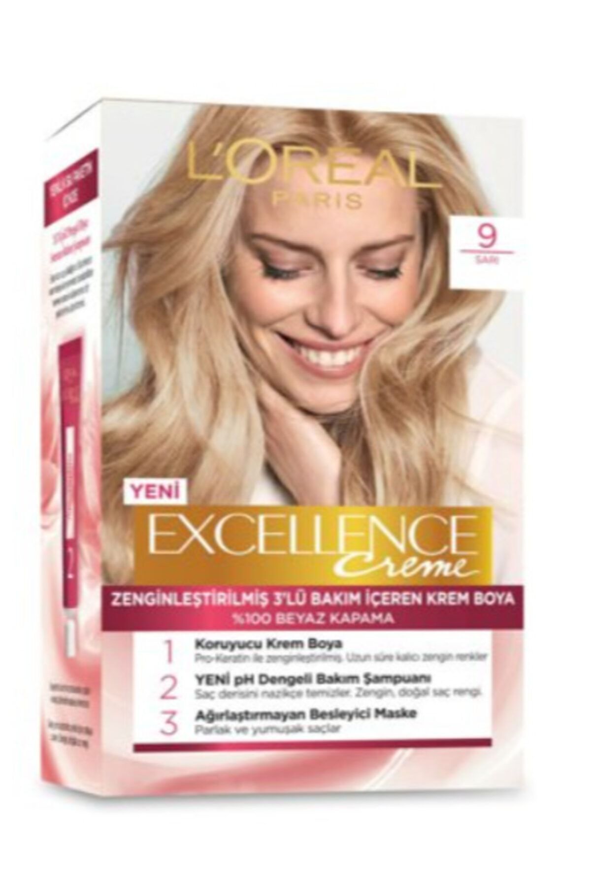 رنگ مو لورال پاریس Loreal Boya 9