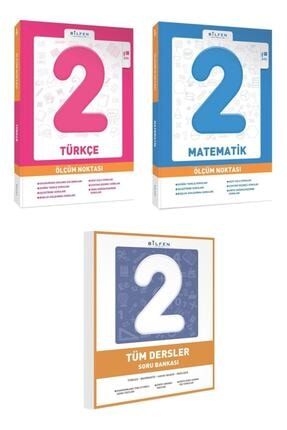 Bilfen 2. Sınıf Matematik Türkçe Ölçüm Noktası + Tüm Dersler Seti 3 Kitap 081549