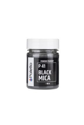 Paletto P41 Antrasit Siyah Toz Pigment Epoksi Boya 40cc