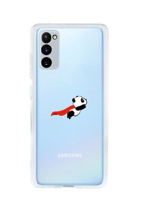 Samsung S20 Fe Uçan Panda Şeffaf Telefon Kılıfı MCS20FESUCNP17