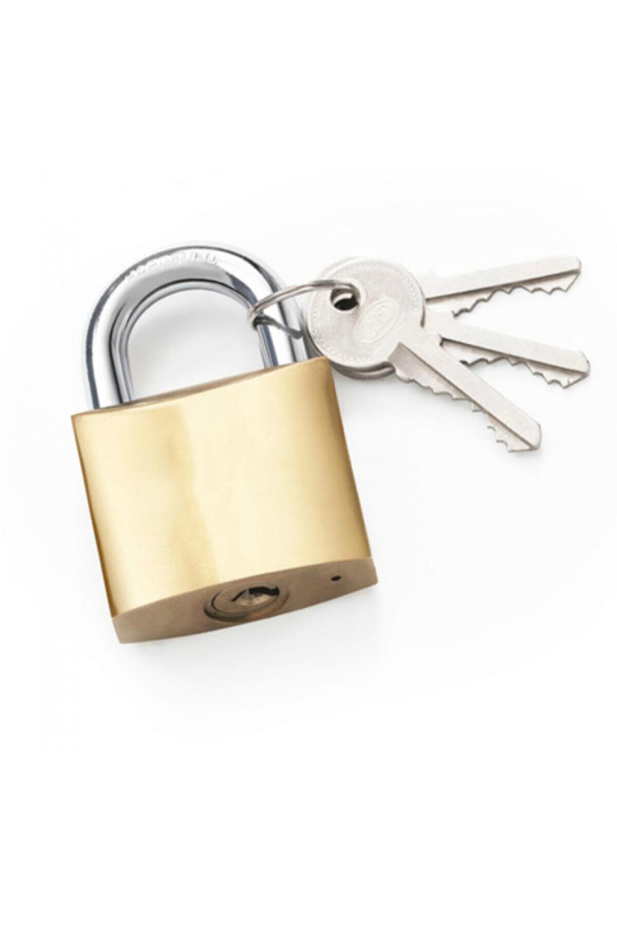 Genel Markalar Ekonomik Sarı Asma Kilit 63mm - Kısa