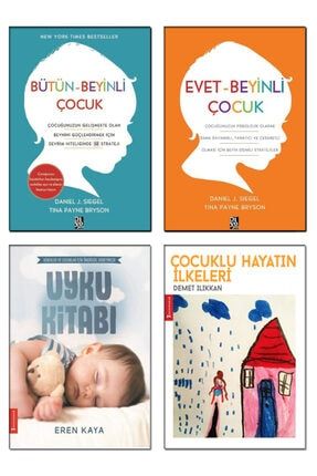 Bütün Beyinli Çocuk + Evet Beyinli Çocuk + Uyku Kitabı + Çocuklu Hayatın Ilkeleri / 4 Kitap Set BetonsuTYKitap0157