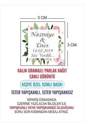 Etiket Söz Nişan Kına Nikah Düğün Şişe Ve Magnet Etiketleri Sticker tr28