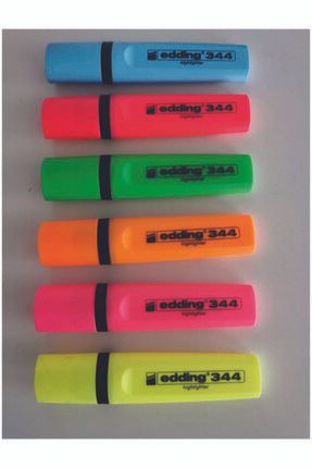 Renkli 6'lı Fosforlu Kalem 32