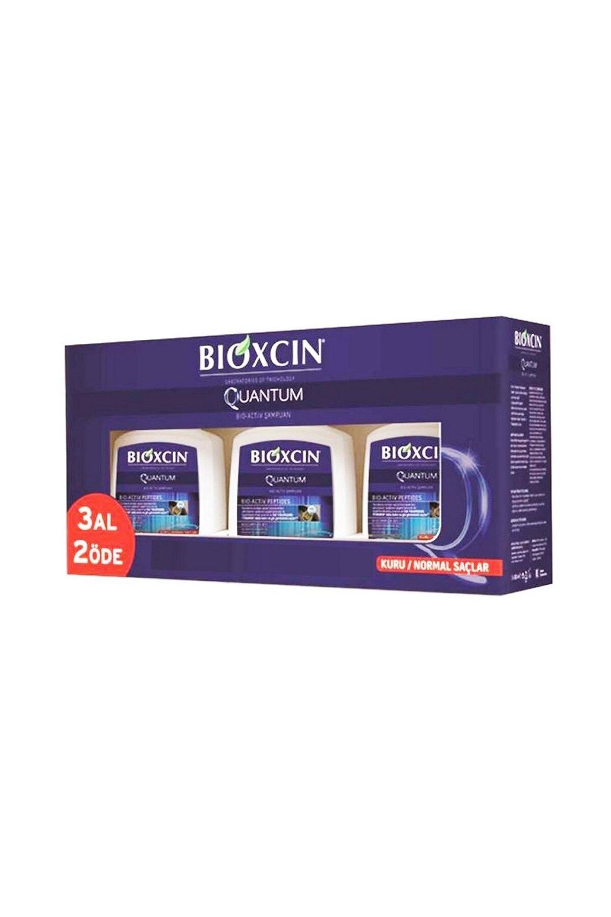 شامپو 300 میلی لیتری موهای خشک و معمولی کوانتوم بیو اکتیو Bioxcin