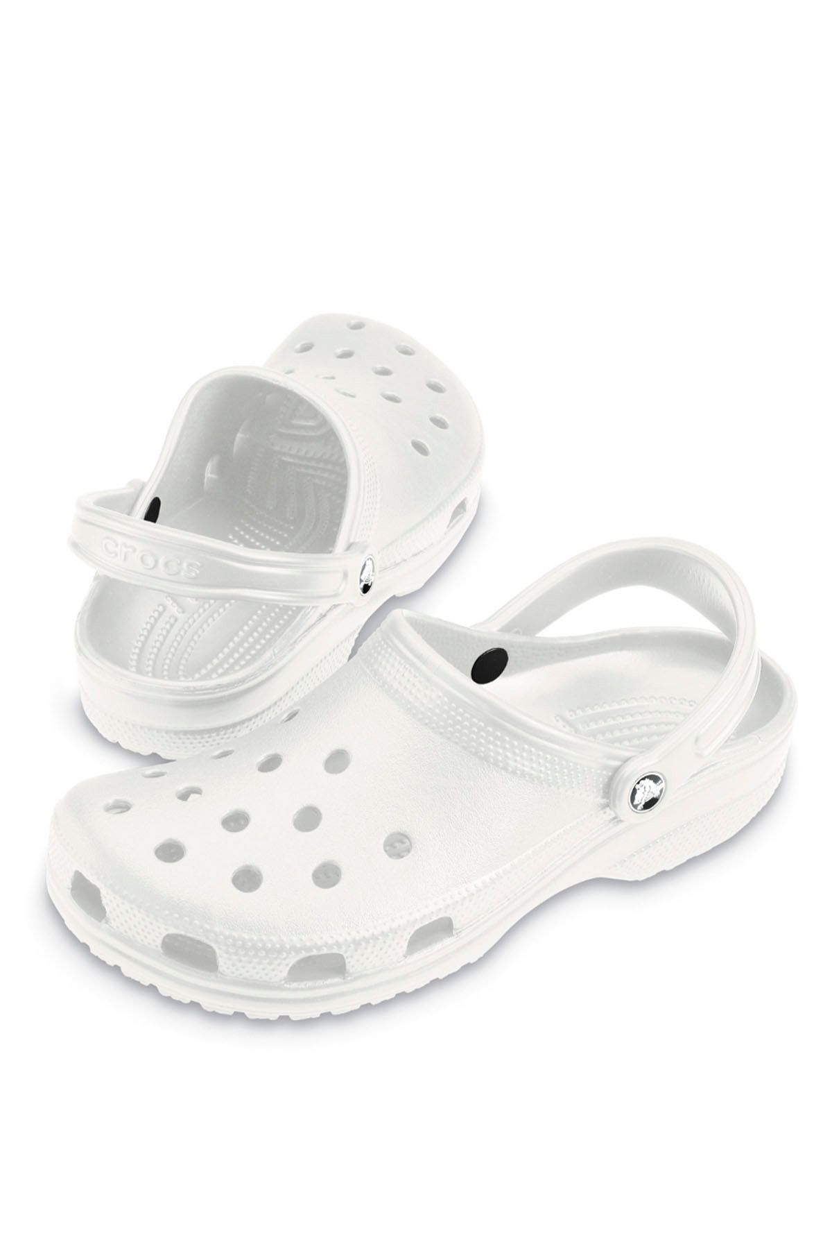 Crocs-شبشب سابو كلاسيكي 100% للاستخدام اليومي باللون الأبيض 2