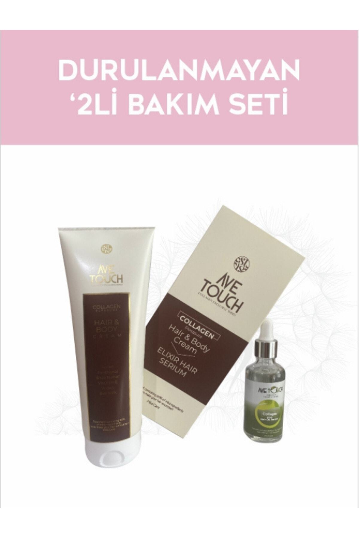 AVE TOUCH Collagen Hair & Body Krem 200 ml & Collagen Elixir Hair