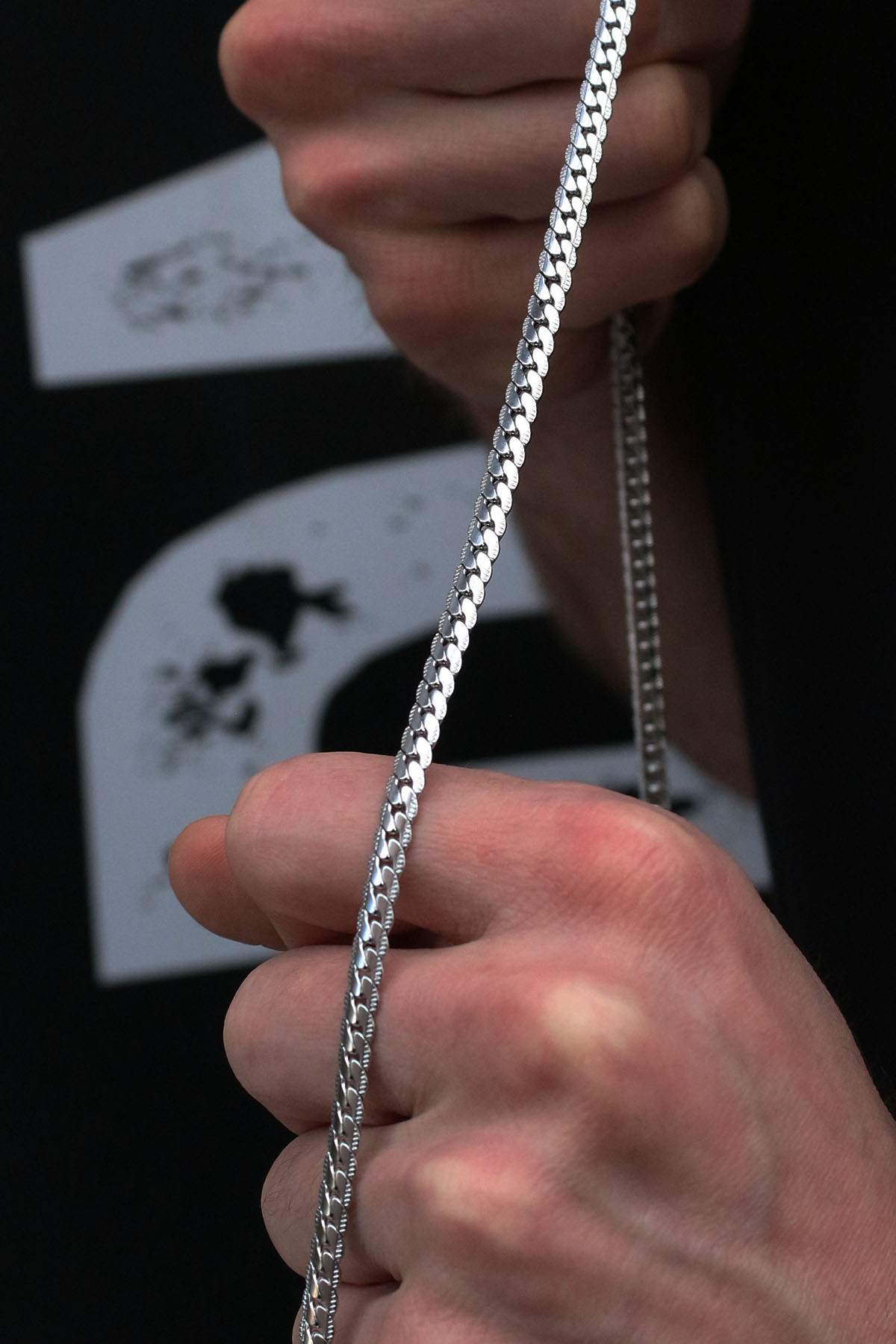 Dukkanka Urban Snake Non-Tarnish Silver Color 100% Stainless Men's