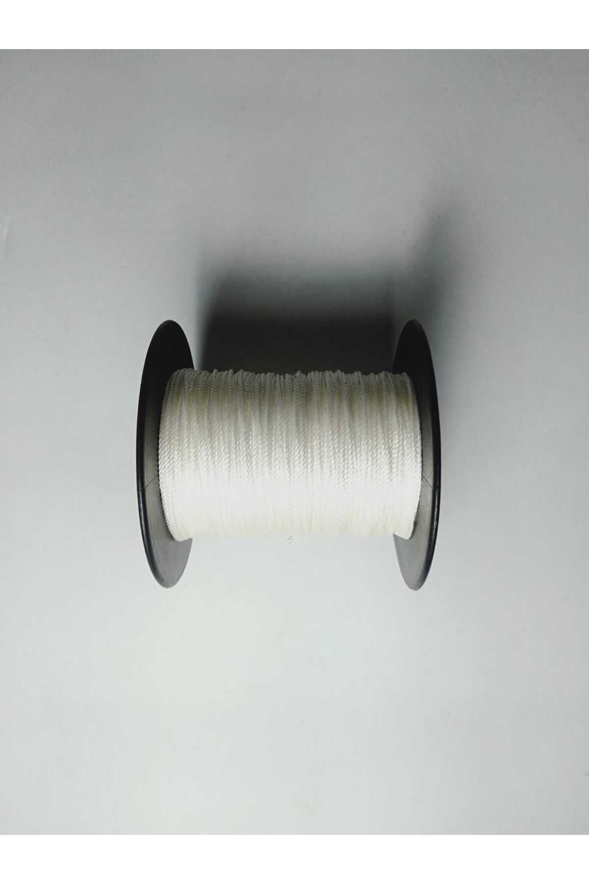 0.8 Mm 50 Metre Tesbih Ipi Kemik Beyaz Renk