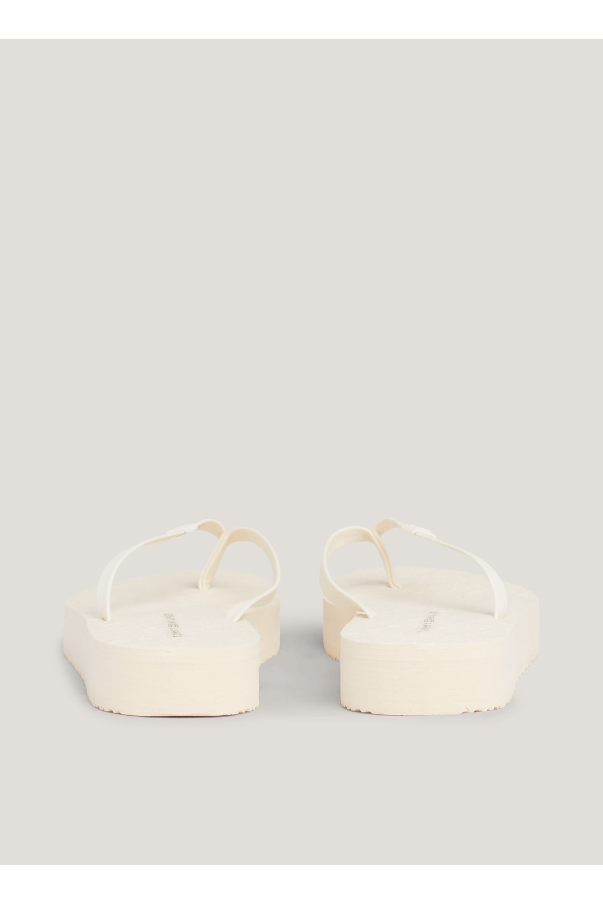 دمپایی زنانه ECRU Beach Slipper FW0FW07854AEF اورجینال Tommy Hilfiger