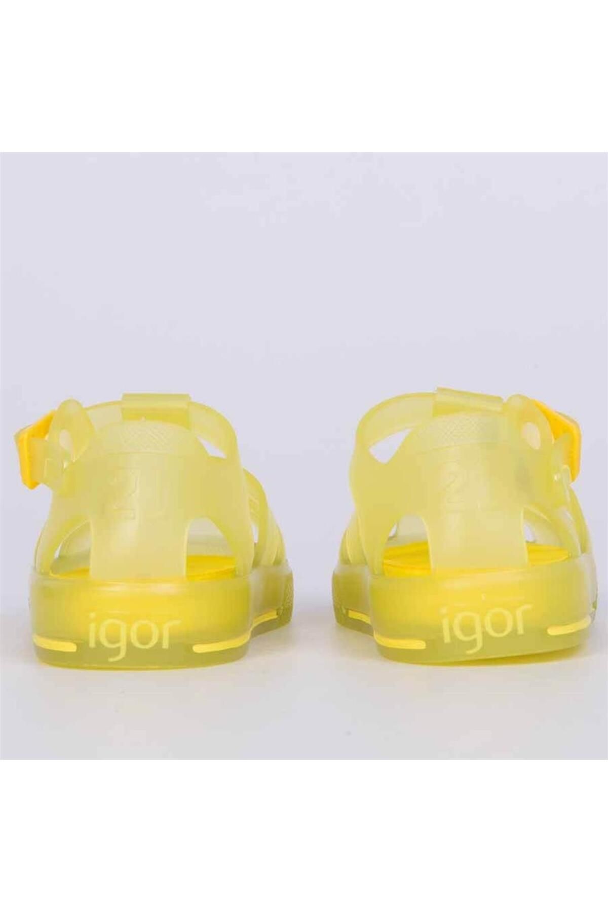 IGOR صندل های زرد کودک Tennis MC S10282-028