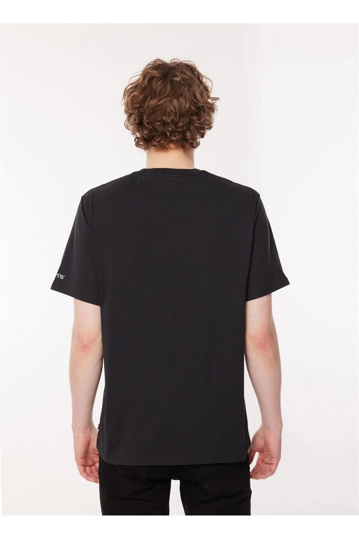 تی شرت لیوایز مردانه 100% پنبه مشکی  طرح دار Regular/رگولار    بیسیک Daily/روزانه | Levi's TYCZ4FO2SN170915701435186 TR - تصویر 5