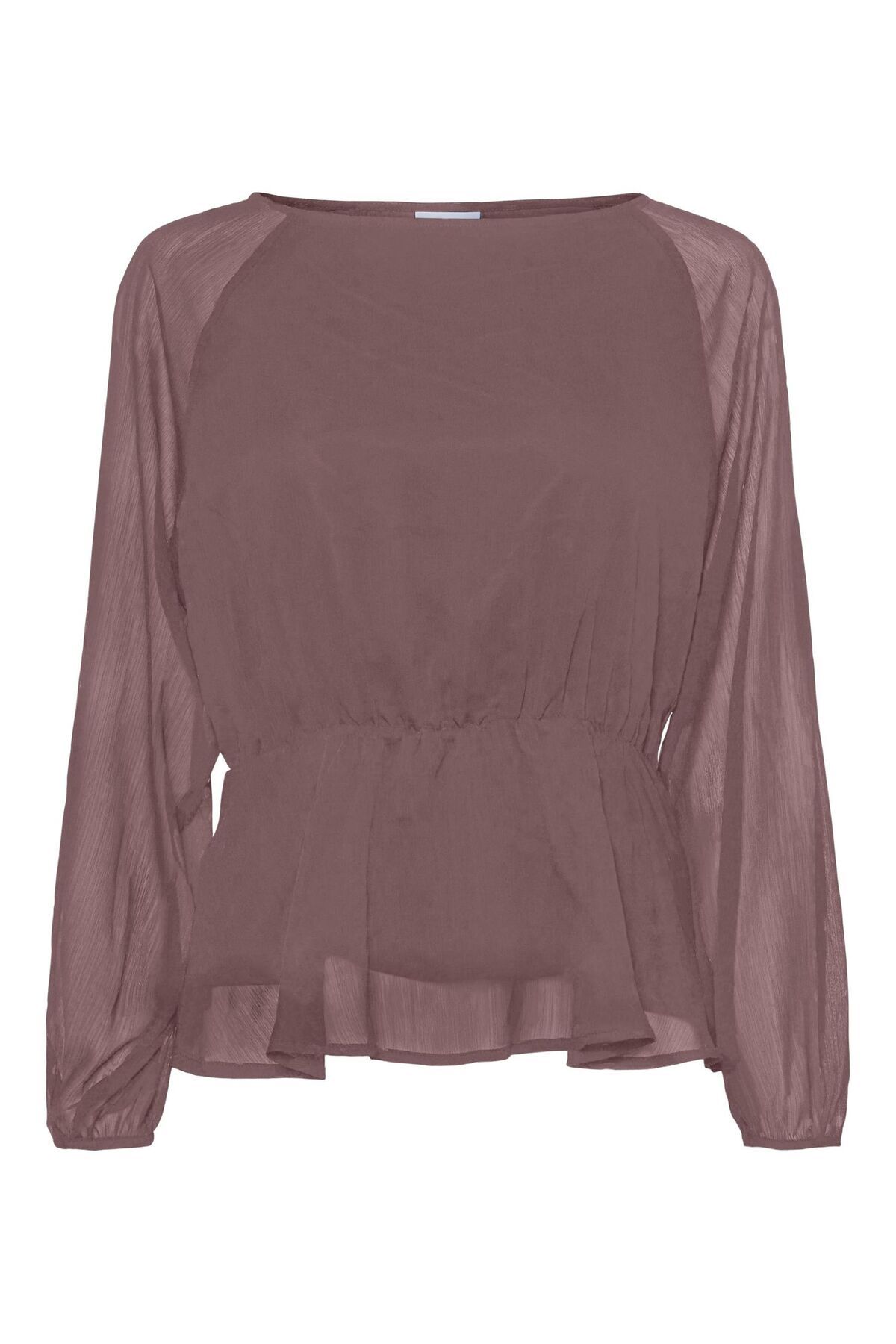 Vero Moda-Schößchen VMMALLY LS KAYIK YAKA BLUZ VMA EXC ile Top 2