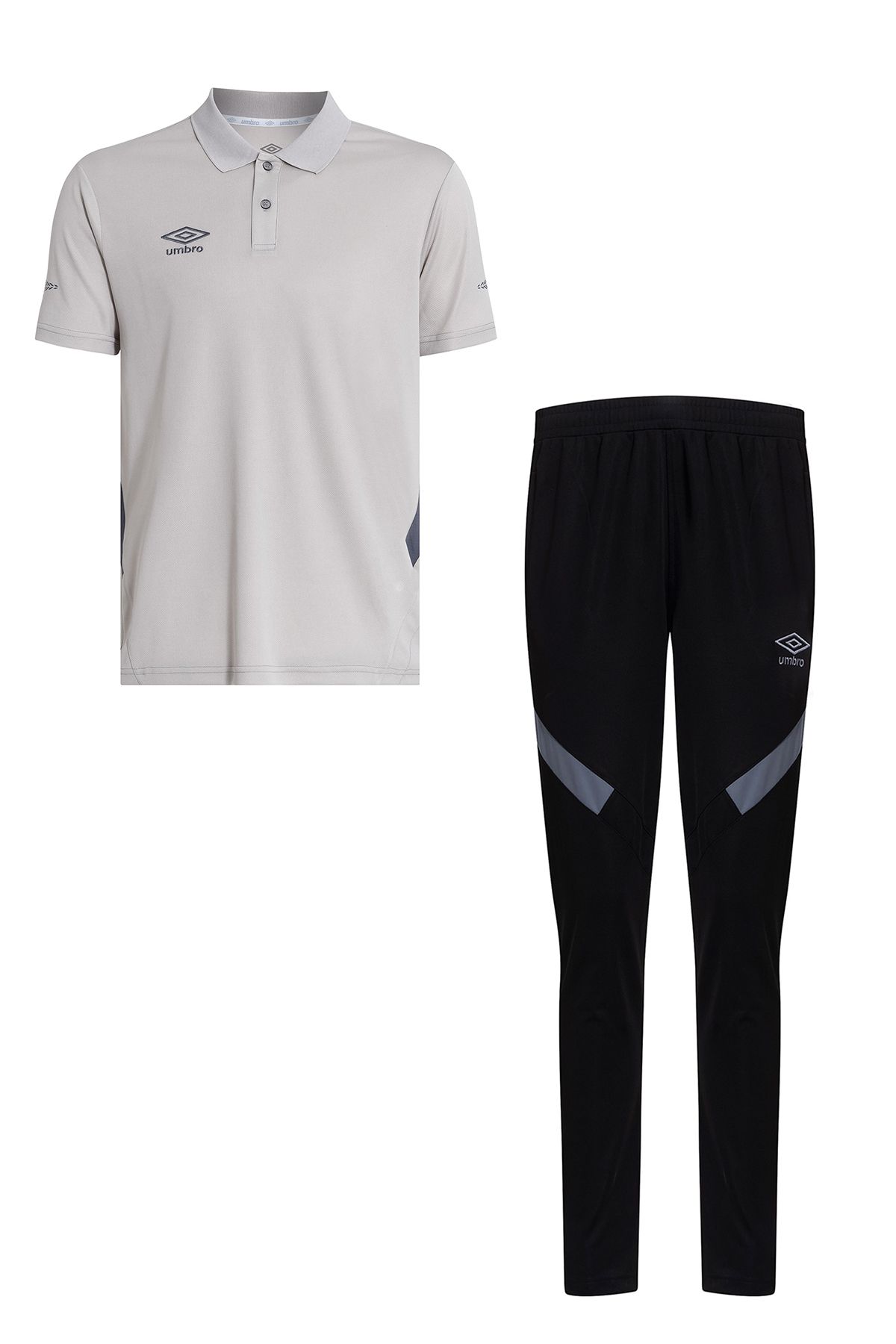 Erkek Eşofman Takımı Günlük Uzun Kol Spor Regular Kalıp Polo Yaka T-Shirt & Eşofman Altı Dar Paça