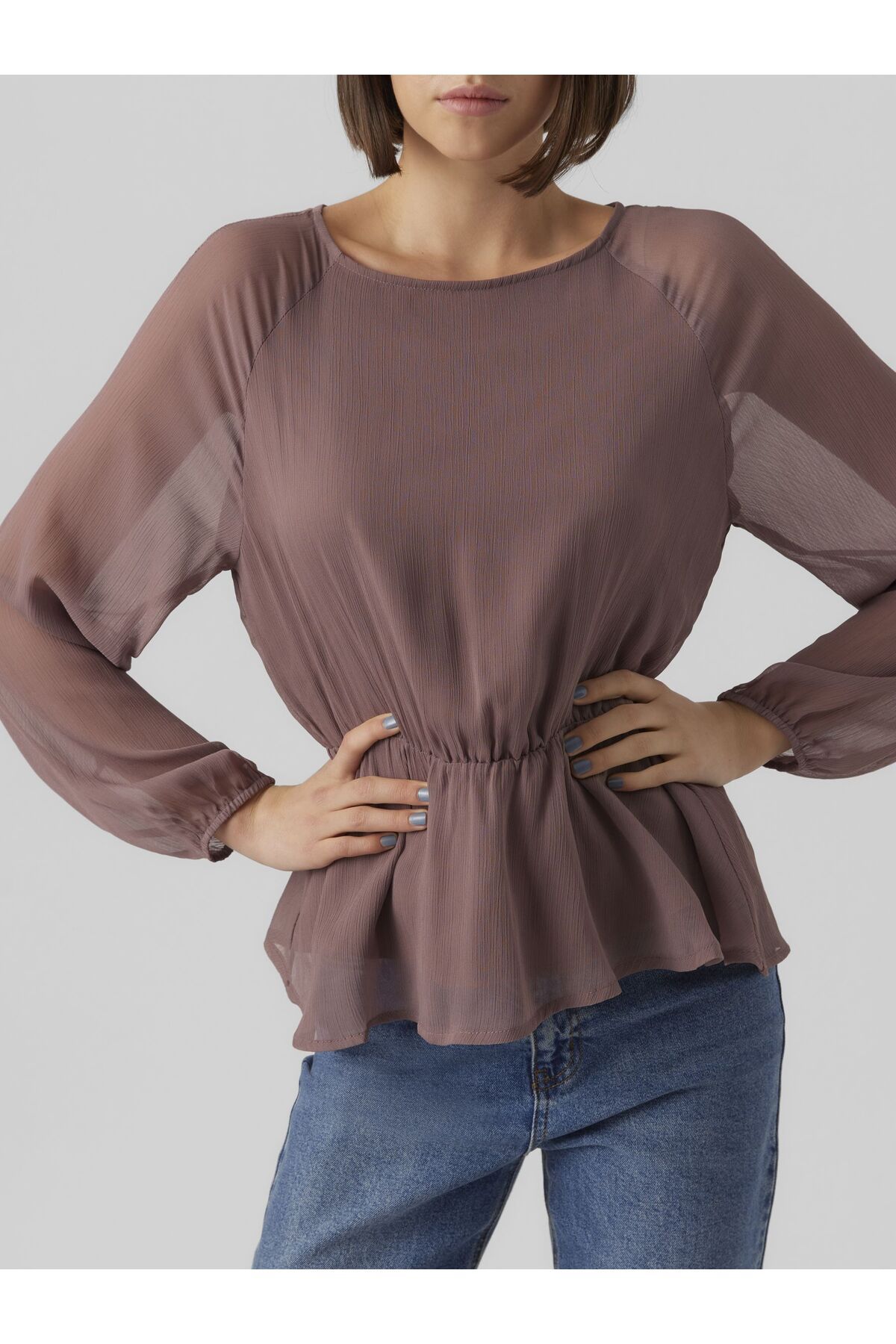 Vero Moda-Schößchen VMMALLY LS KAYIK YAKA BLUZ VMA EXC ile Top 5