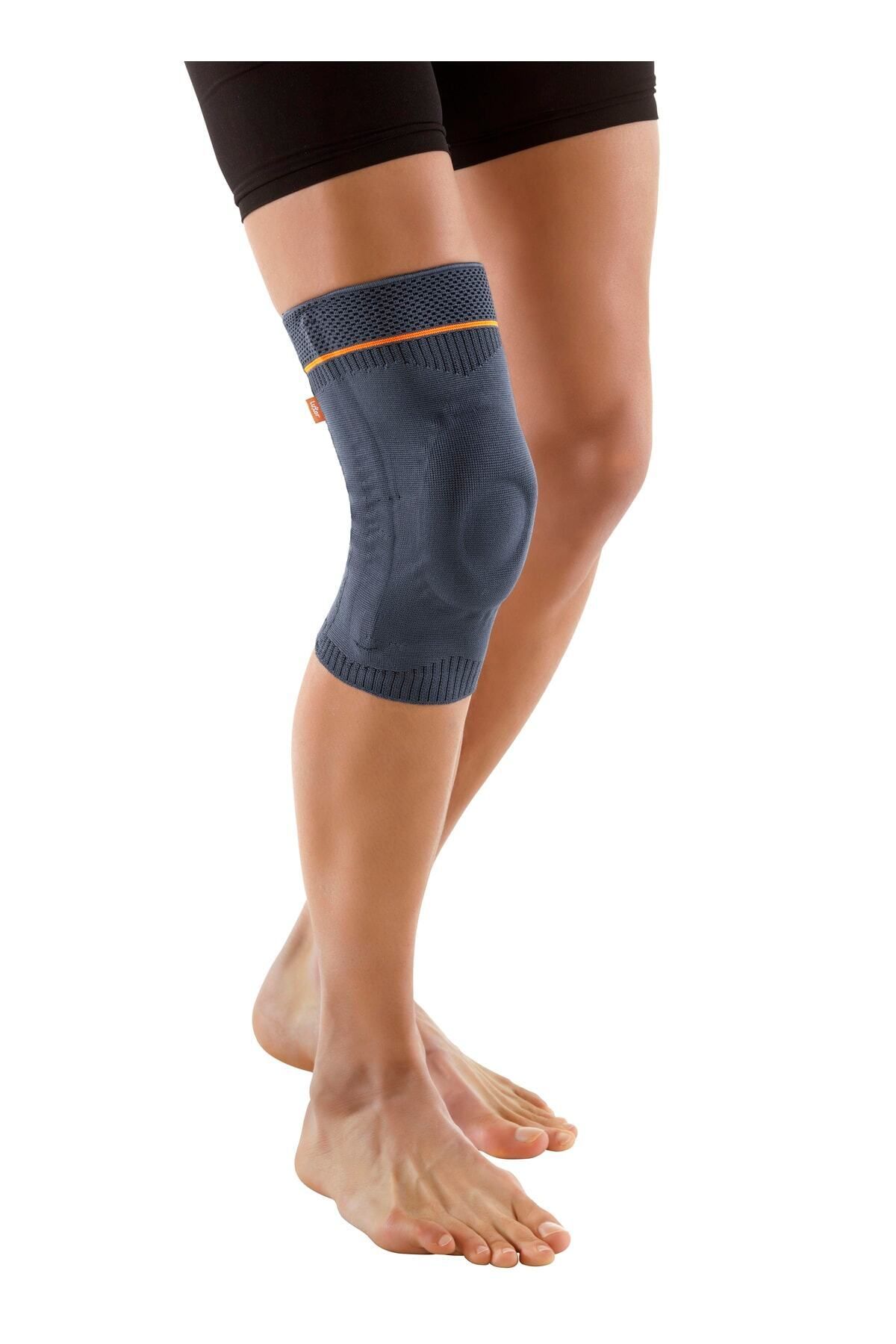 MEDITERIAN Gri 104 Örgü Patella Ve Ligament Destekli Dizlik
