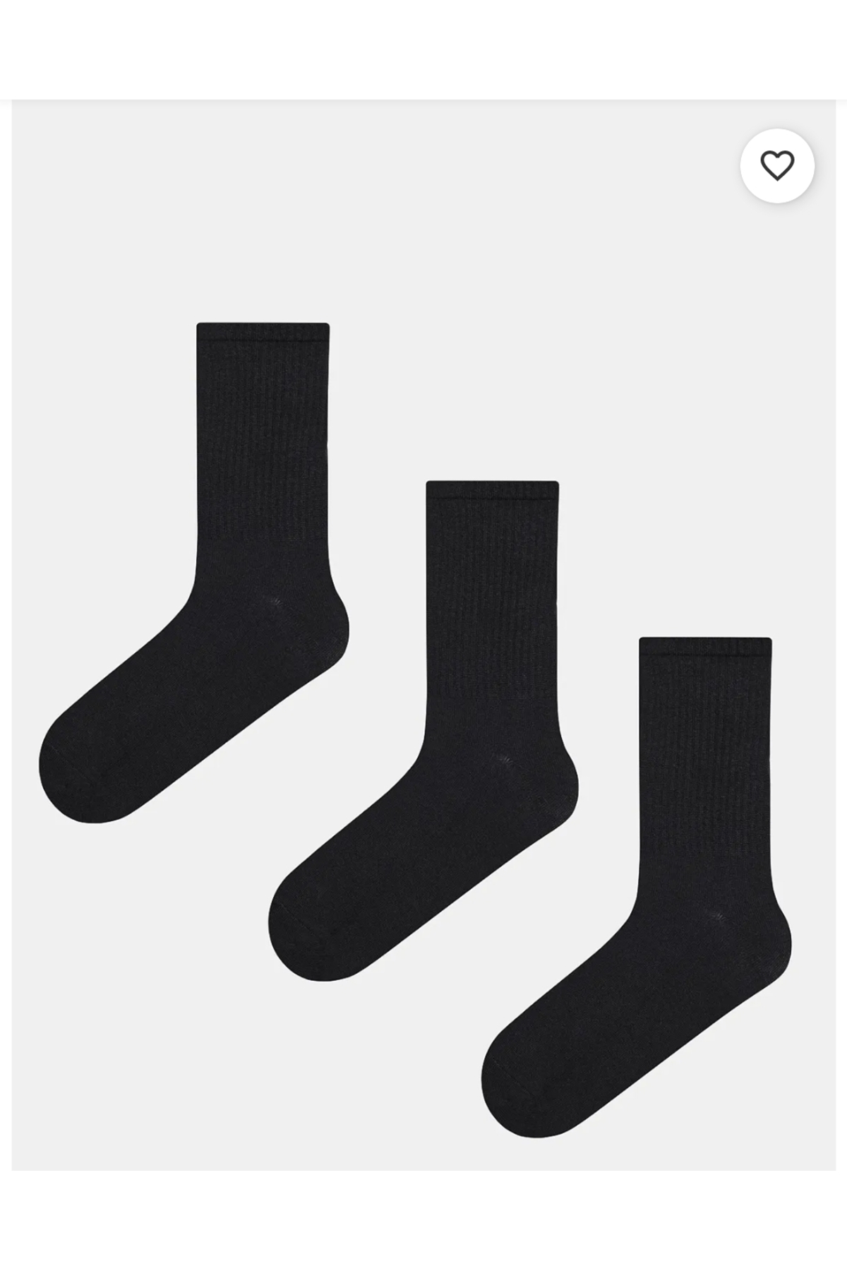 3 Lü Kolej Boy Fitilli Unisex Kadin Erkek Spor Çorap Siyah — görsel 1 · 3214836515295