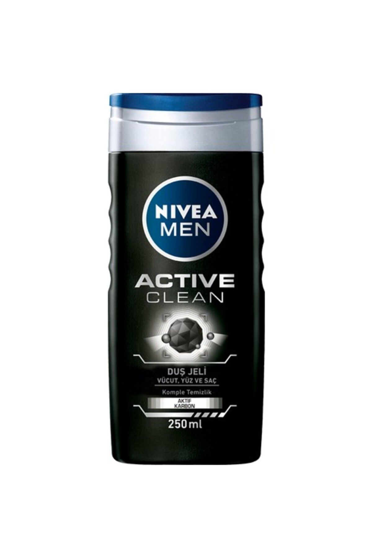 NIVEA ژل حمام تمیز کننده فعال 250 میلی لیتر برای مردان