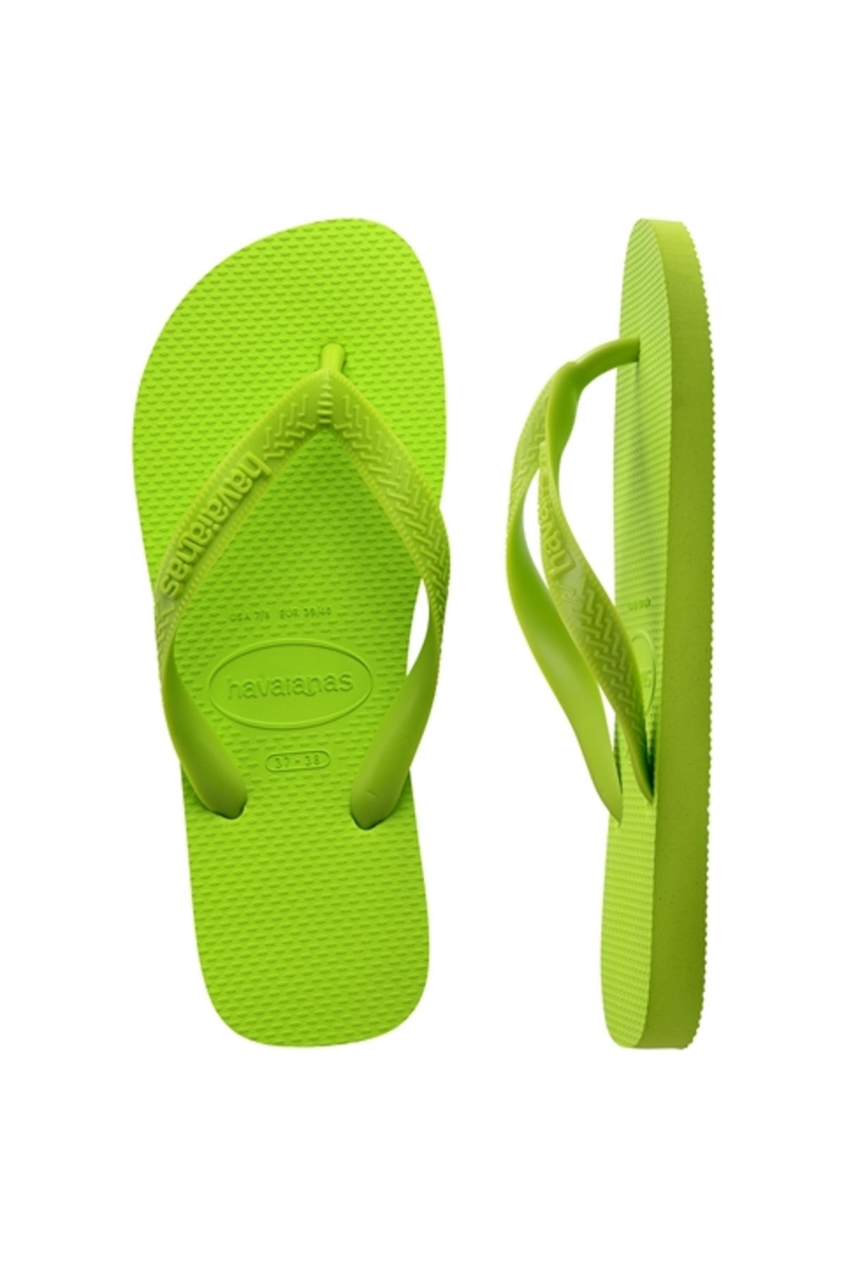 Havaianas توده. دمپایی بالای لیمو سبز