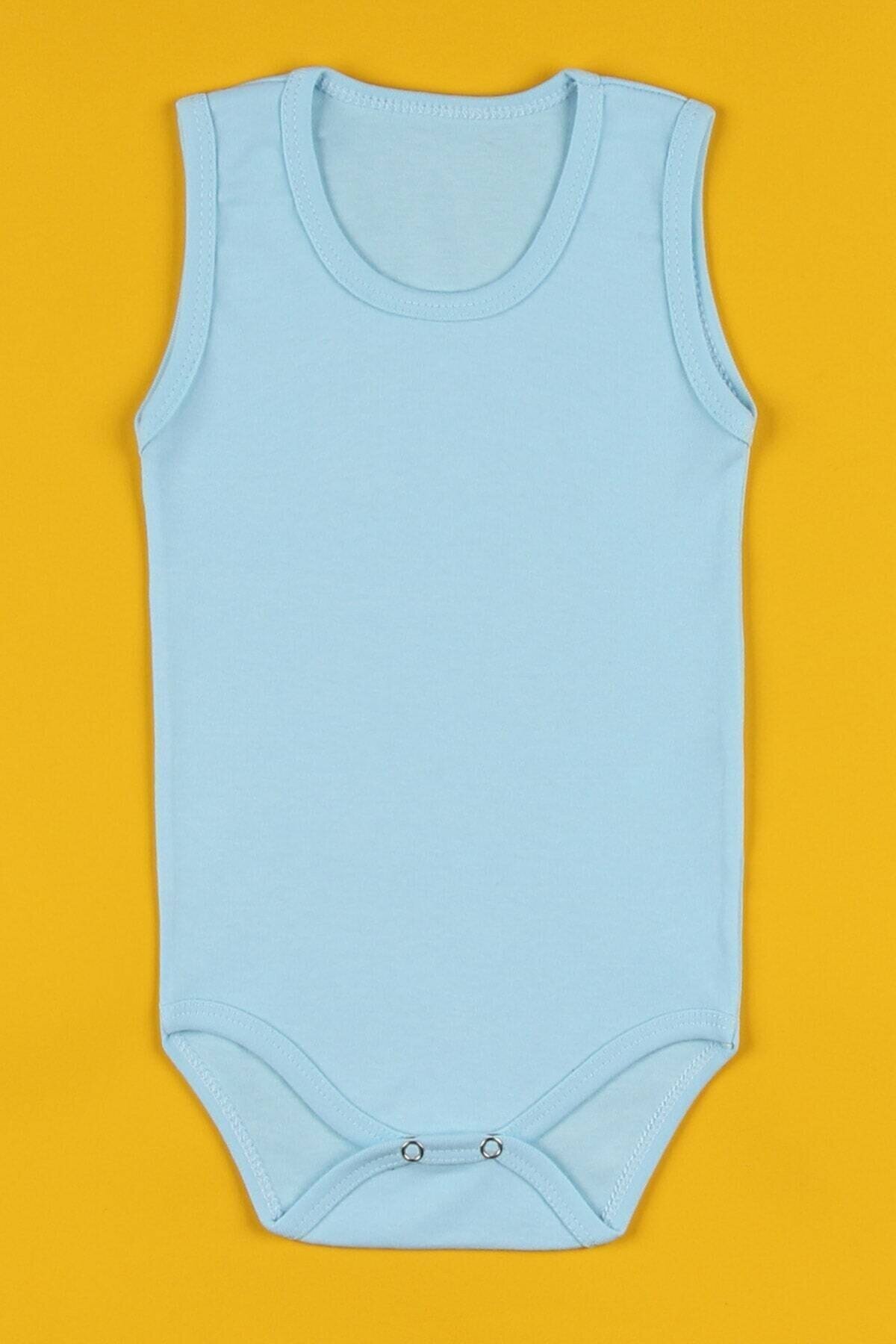 بادی نوزادی پسرانه – دخترانه آبی Bebelove | BL-1100 اورجینال - تصویر 2