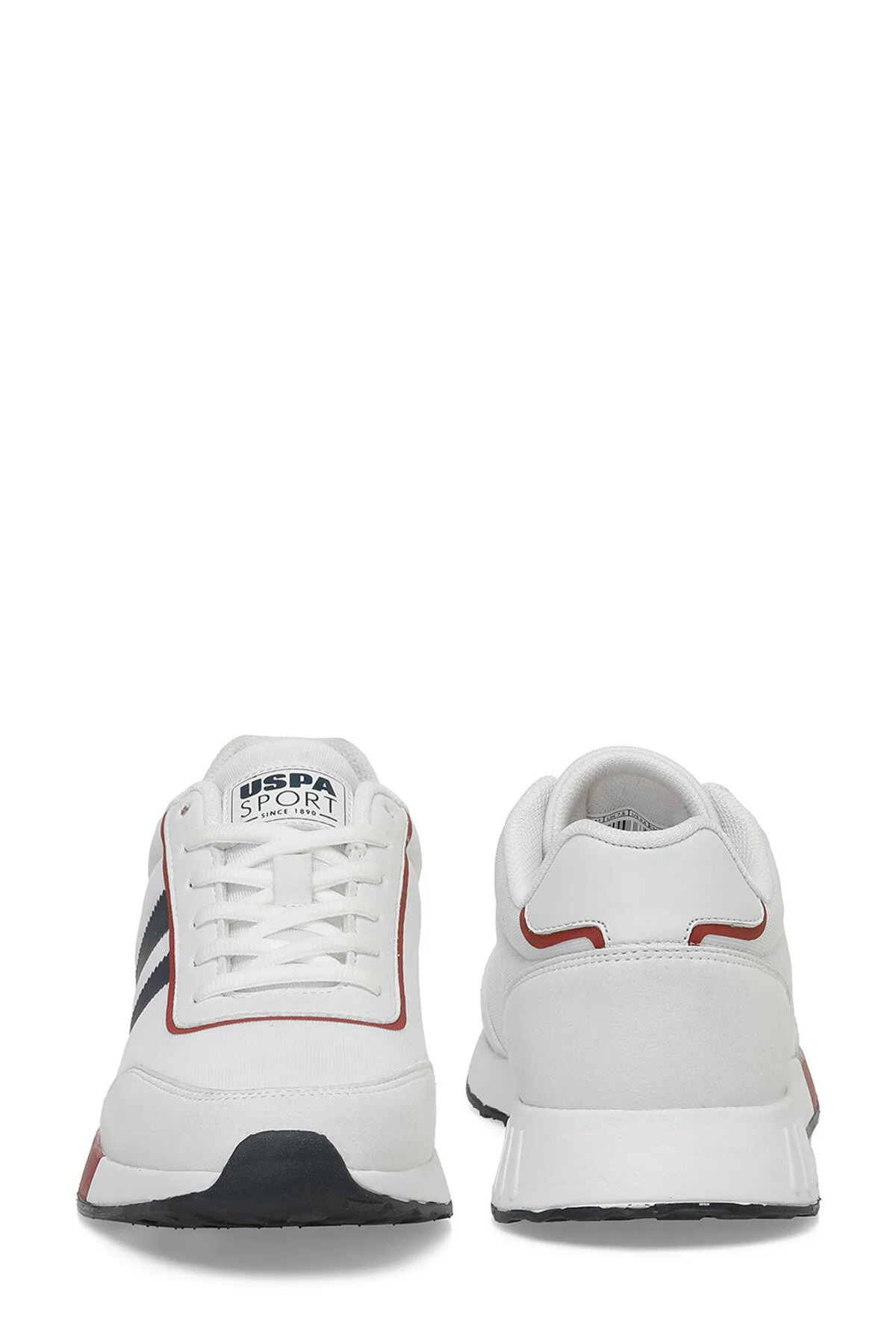 U.S. Polo Assn. یو اس پولو کفش رانینگ مردانه Drago 4Fx White-Red اورجینال - تصویر 5