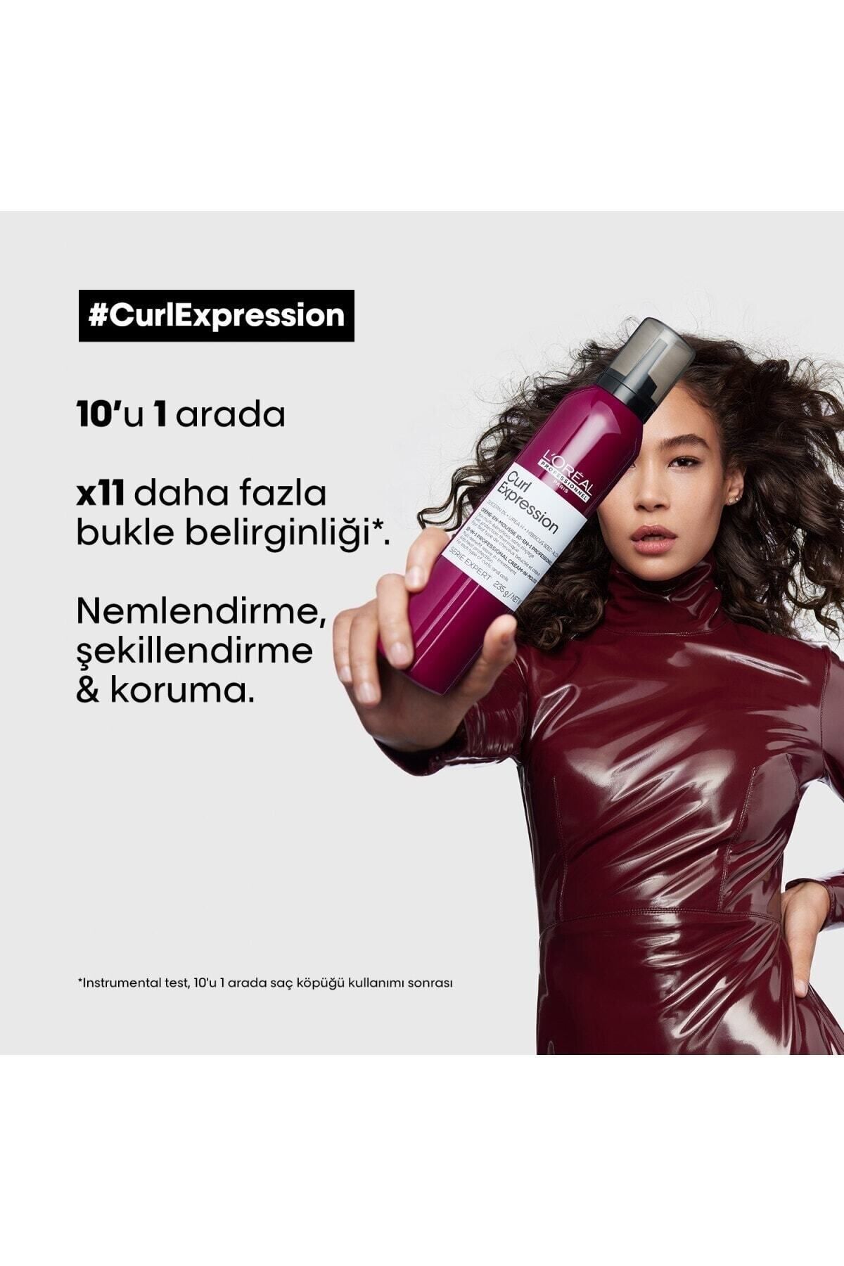 شامپو مردانه و زنانه EVA.26SERIE EXPERT CURL EXPRESSION SUPER CREAM FOAM برای موهای فعلی 250.ML L'oreal Professionnel