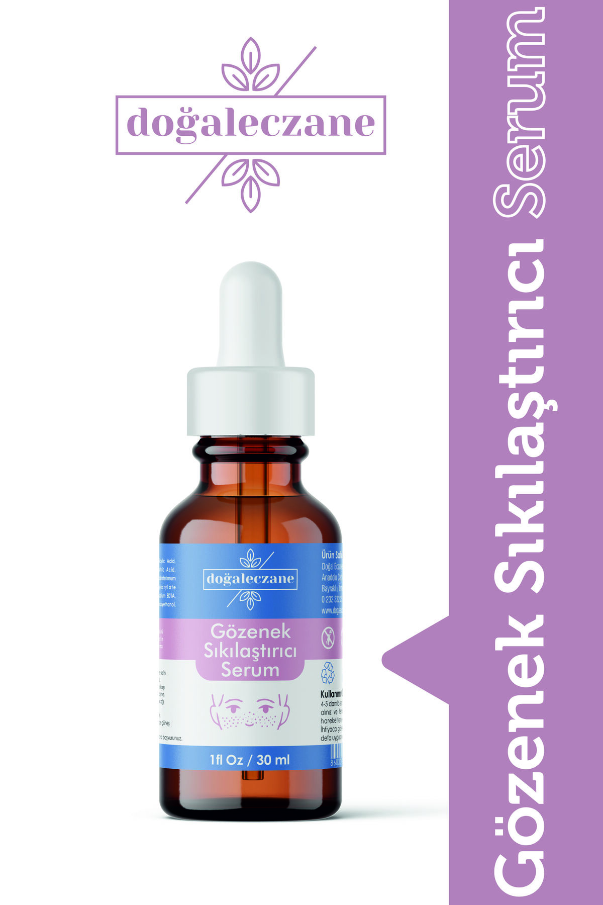Gözenek Arındırıcı ve Sıkılaştırıcı bakım Serumu 30 ml — PGS/GZNKBKM