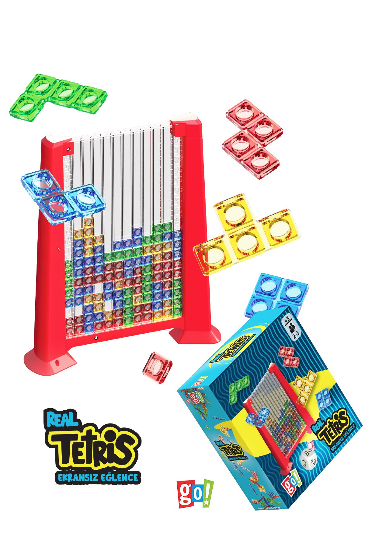 Go Toys-Real Tetris Screenless Activity Toy Box Games 2