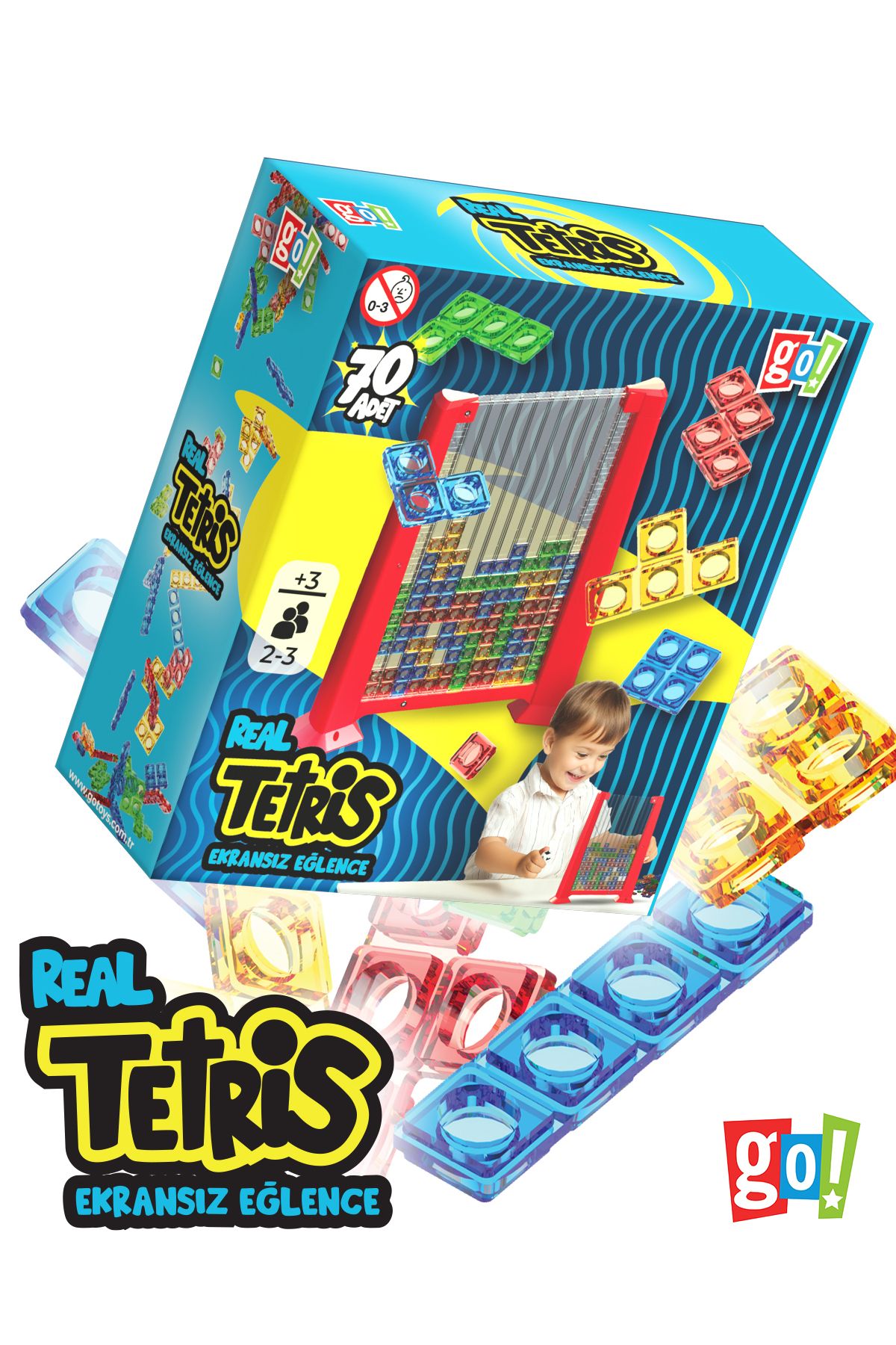 Go Toys-Real Tetris Screenless Activity Toy Box Games 4